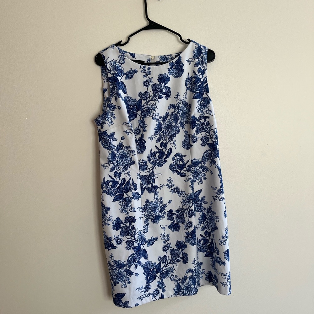 Alyx Blue Floral Midi Dress